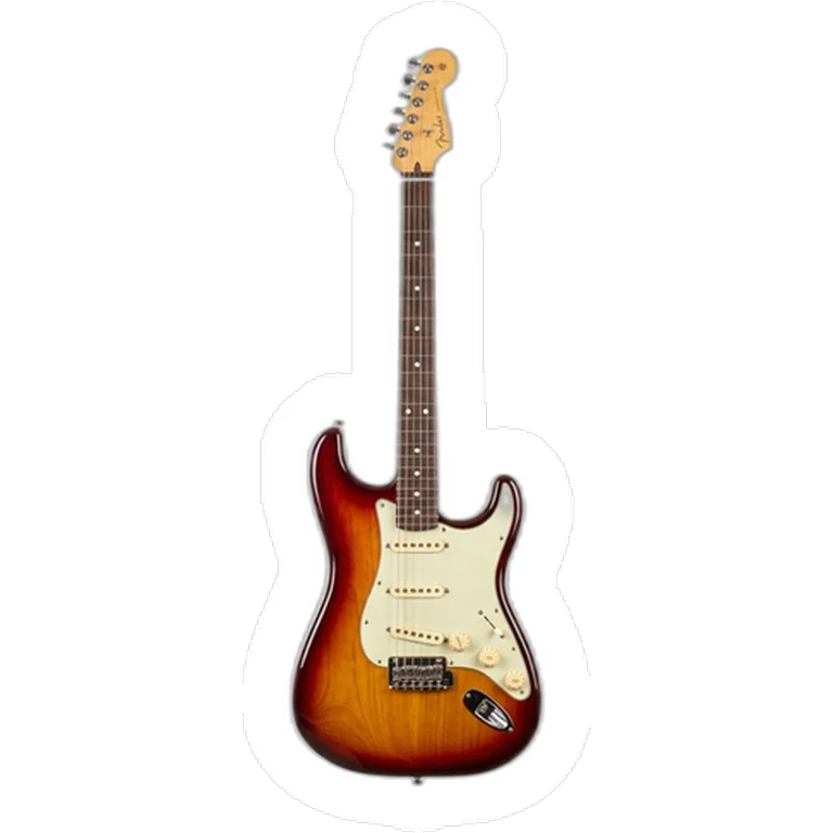 Dekal av en elgitarr